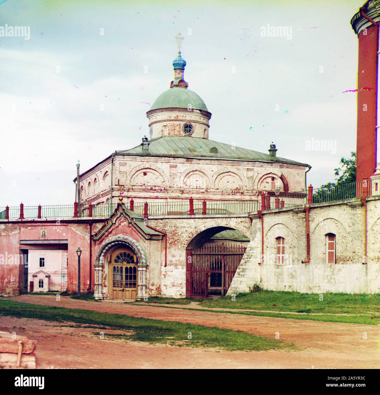 Foto von der Erzengel Michael Kirche, ehemals dem Großherzog neben Himmelfahrts-Kathedrale gehören. Fotografiert von Sergey Prokudin-Gorski (1863-1944) russische Fotografin und Chemiker. Datiert 1912 Stockfoto