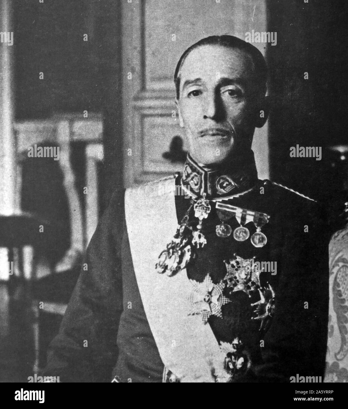 Don Jacobo Fitz-James Stuart y Falcó, 17. Herzog von Alba, Grande von Spanien (Madrid, Spanien, 17. Oktober 1878 - Lausanne, Schweiz, 24. September 1953) war ein Spanisch noble, Diplomat, Politiker und Kunstsammler Stockfoto