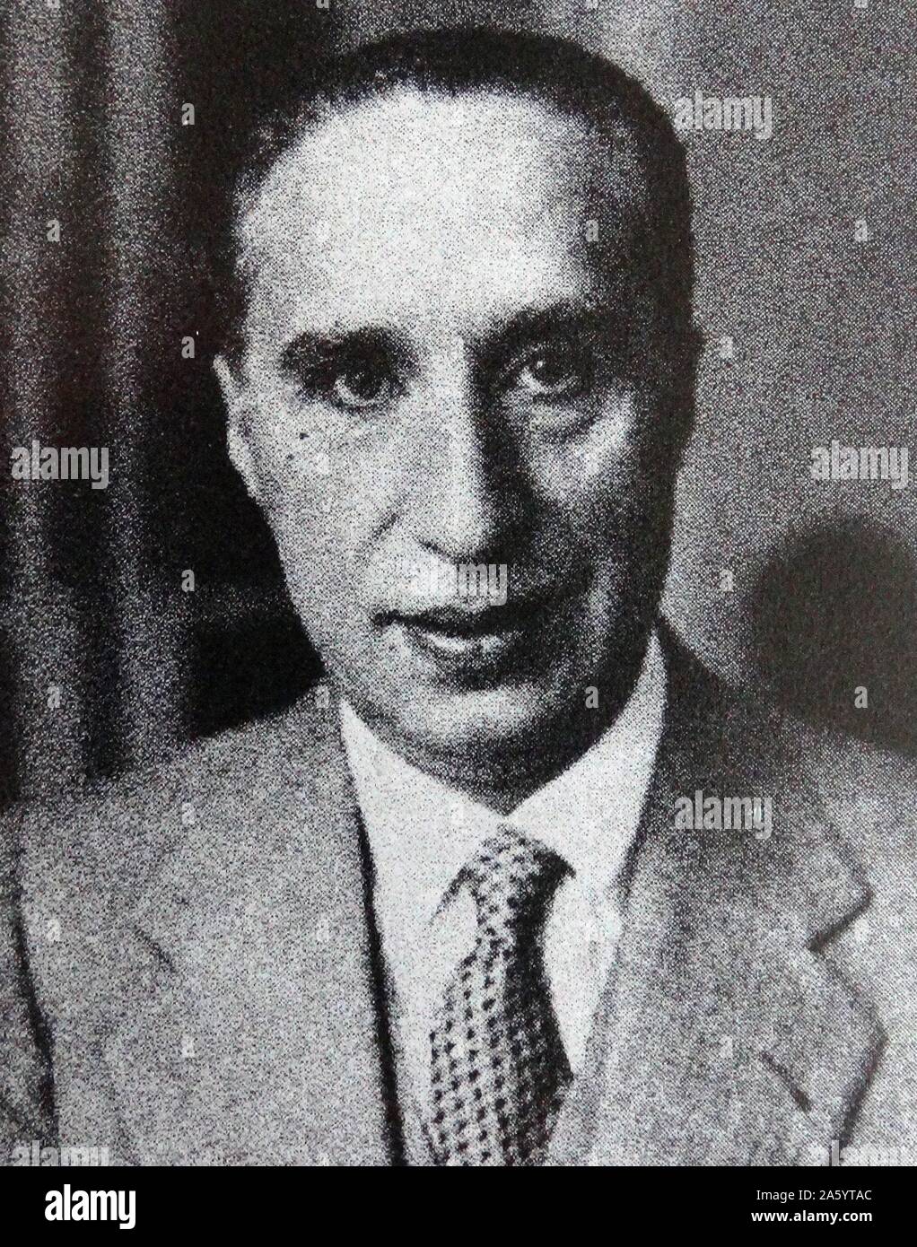 Don José de Yanguas y Messía, (1890 - 1974) spanischer Adliger, Politiker und Diplomat. Botschafter beim Heiligen Stuhl, während die von General Francisco Franco. Ein glühender Monarchist, er eine Verschwörung gegen die spanische Zweite Republik. Im Spanischen Bürgerkrieg, schloss er sich dem Aufstand von 1936 und zeichnete bis Dekret der Junta vom 29. September 1936, dass Franco Leiter der Regierung des spanischen Staates verkündet Stockfoto