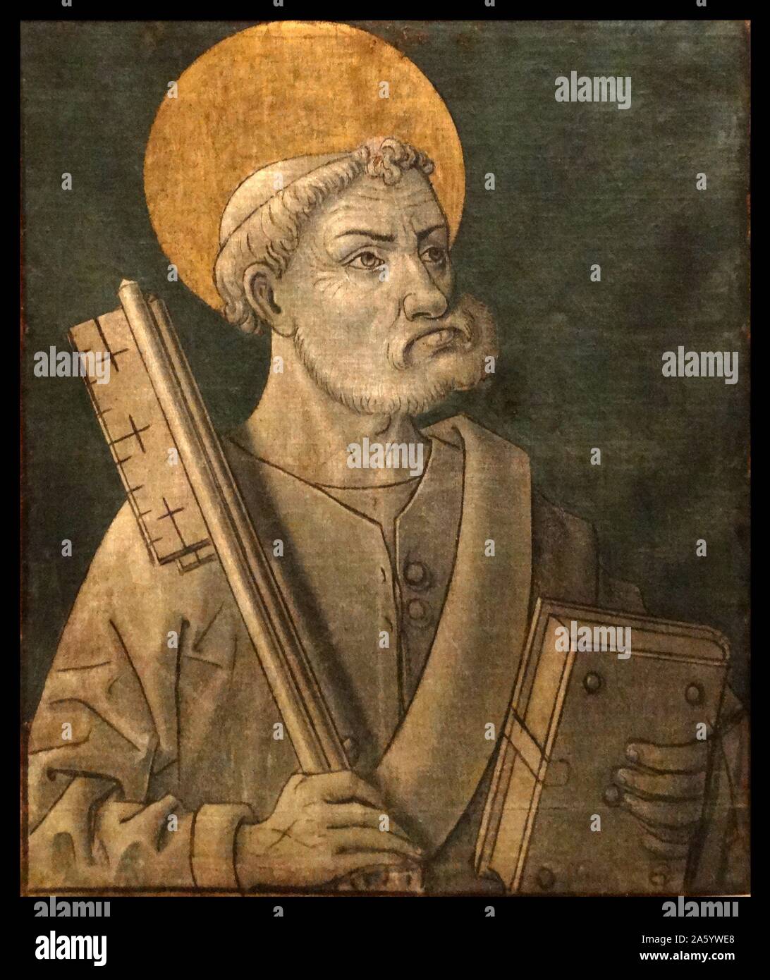 Saint Peter Meister von La Seu Urgell katalanischen Malers während des 15. Jahrhunderts. Stockfoto