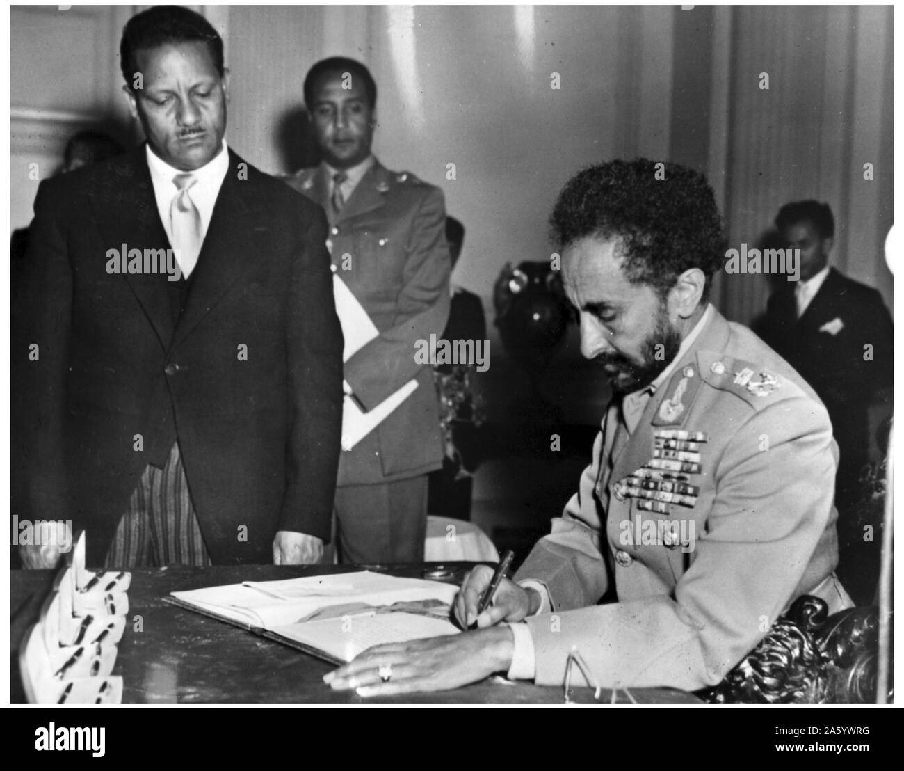 Ethiopias emperor haile selassie Ausgeschnittene Stockfotos und bilder