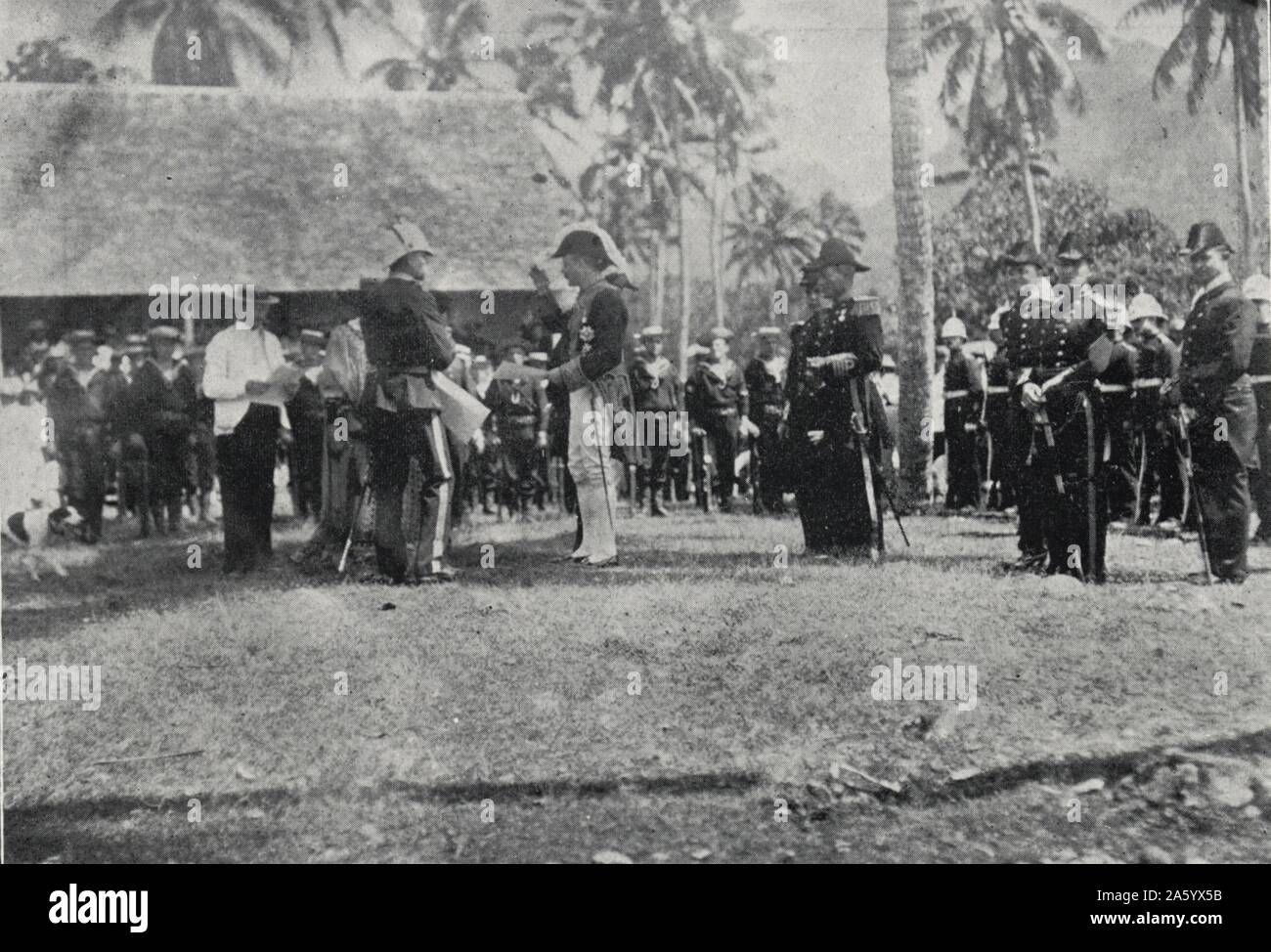 Uchter John Mark Knox, 5. Earl of Ranfurly (1856 – 1933). Gouverneur von Neuseeland zwischen 1897 und 1904, annektieren das Königreich von Rarotonga, (Cookinseln) nach Neuseeland im Jahr 1900 Stockfoto