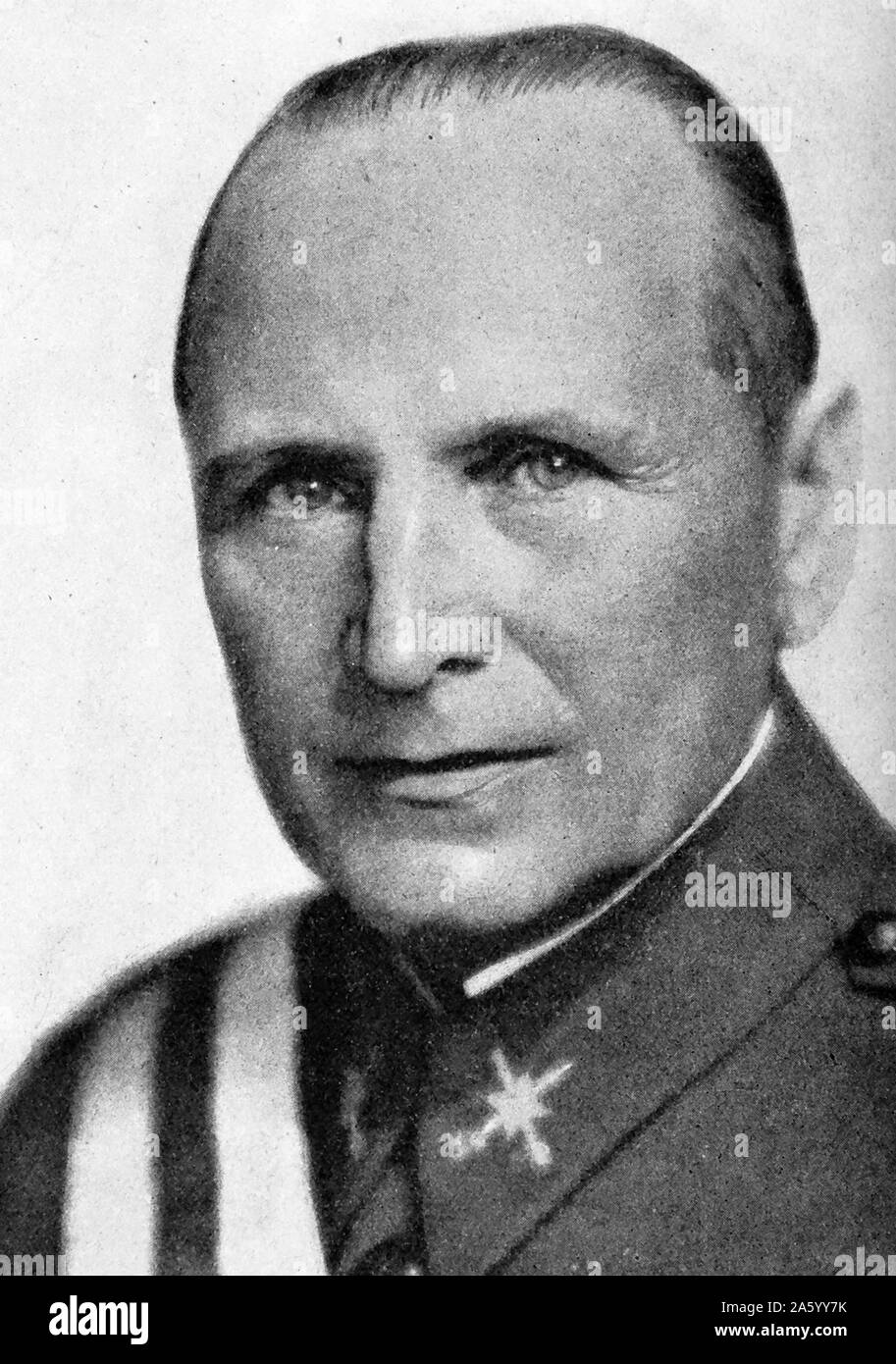 Luis Miguel Multifunktionsbau Ponte y Manso de Zúñiga, (1882-1952), spanischer Militär Führer während der Aufstände, die in den spanischen Bürgerkrieg entwickelt. Stockfoto