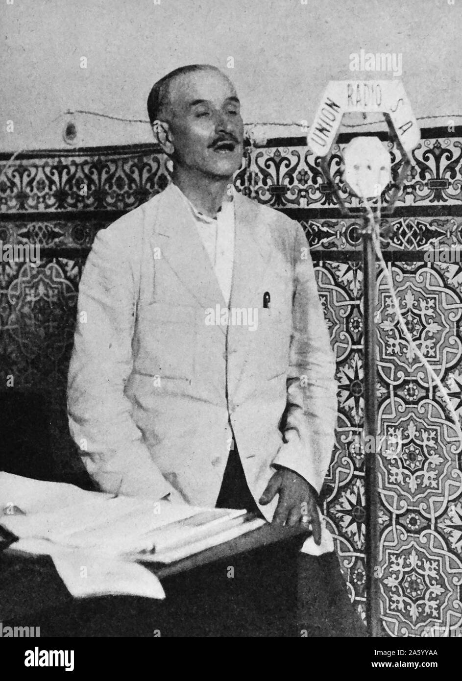 Gonzalo Queipo de Llano (1875 – 1951). Spanische Heerführer, die während der Franco Staatsstreich und des anschließenden Bürgerkrieges auf Prominenz stieg Stockfoto