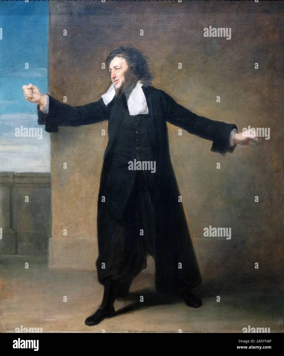 Charles Macklln als Shylock In "Der Kaufmann von Venedig" von Johan Zoffany (1733-1810) über 1768 Stockfoto