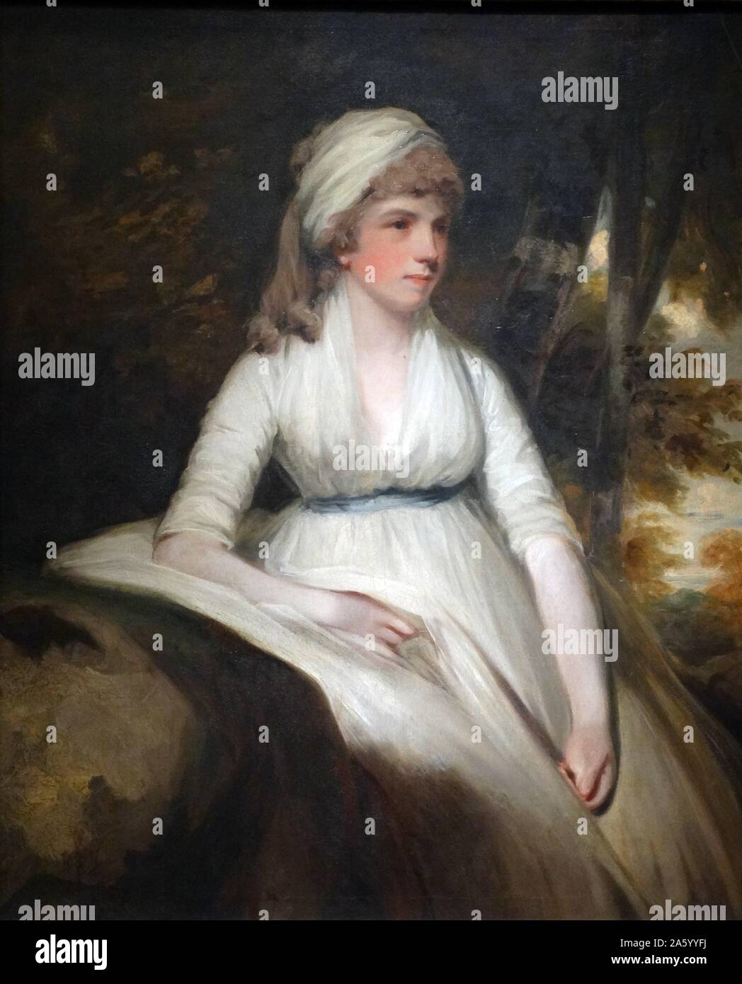 Catherine Cussans (1753-1834) Öl auf Leinwand, c1790 von John Hoppner (1758-1810) Stockfoto