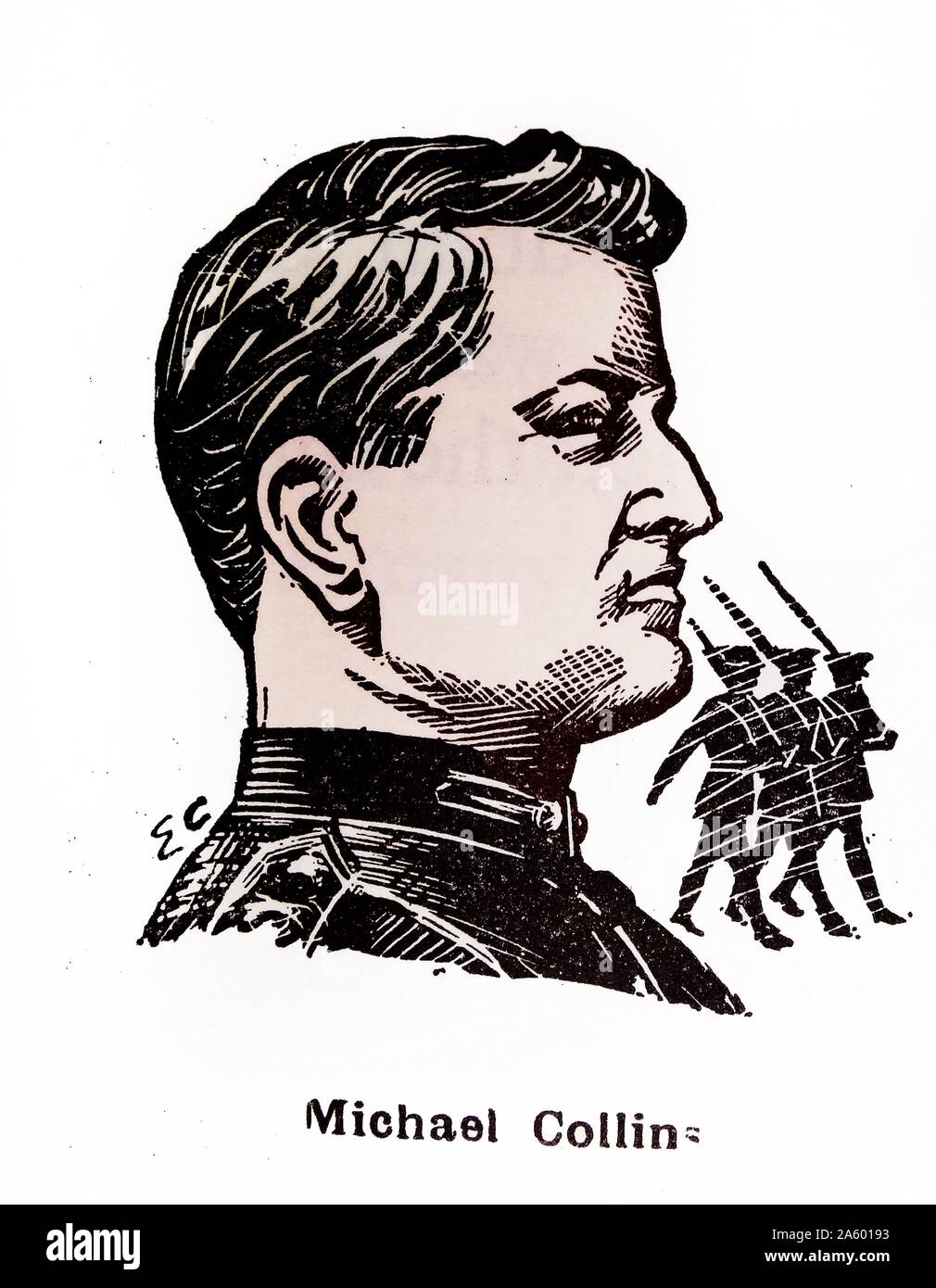 Michael Collins (irische Führer) (1890 – 1922); Irischen Revolutionsführers; Soldat; und Politiker Stockfoto Michael Collins (irische Führer) (1890 – 1922); Irischen Revolutionsführers; Soldat; und Politiker Stockfoto