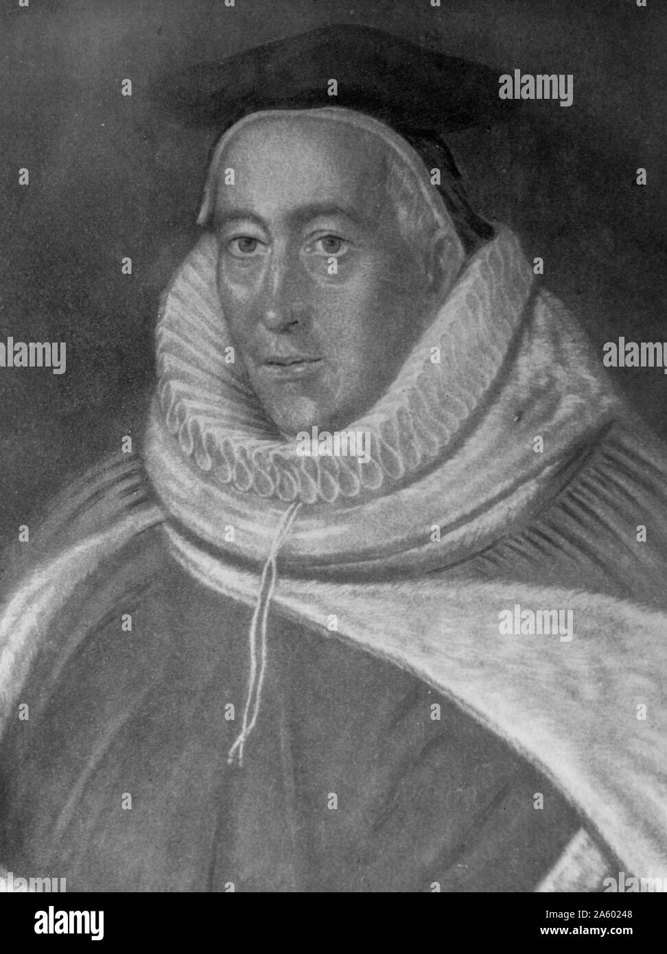 Sir Christopher Yelverton 1536-1612 Englisch Richter und Speaker des House Of Commons 1597. Stockfoto