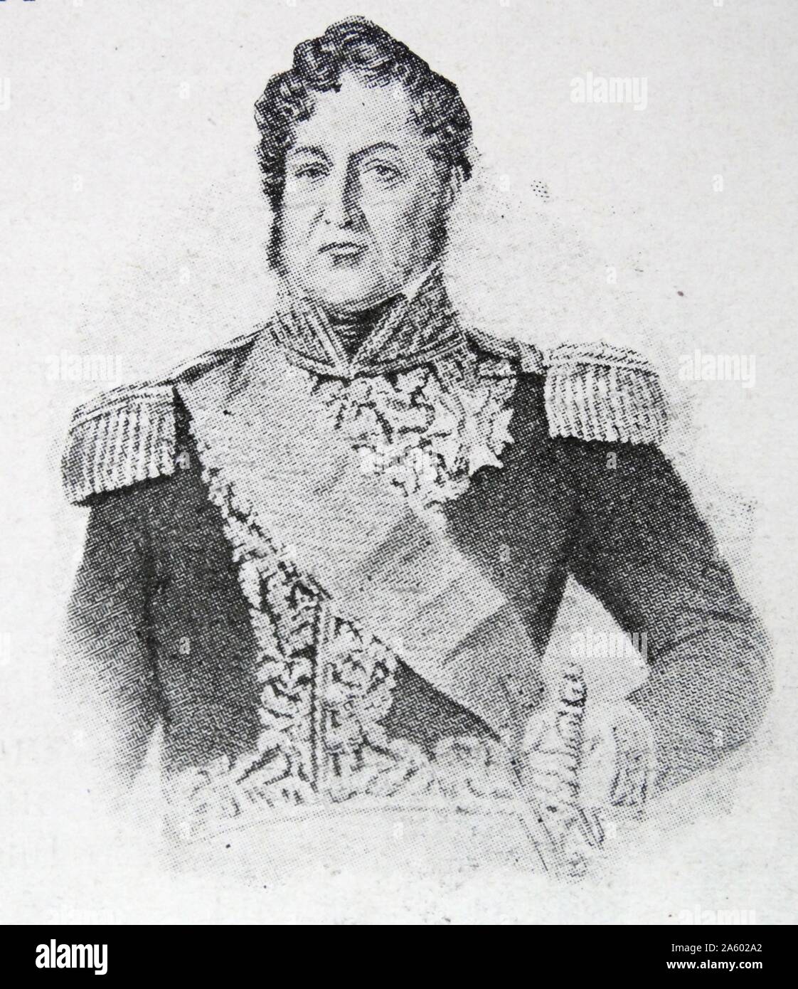 Louis Philippe, König von Frankreich. Nach der Revolution von 1830 Philippe erhielt die Krone und unter dem "Bürgerkönig", Frankreich wieder einige von ihren Wohlstand. Stockfoto