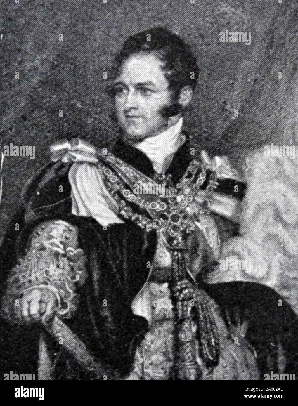 König der Belgier, Leopold Georg von Coburg. Ernannte König von Belgien des Nationalkongresses. Stockfoto