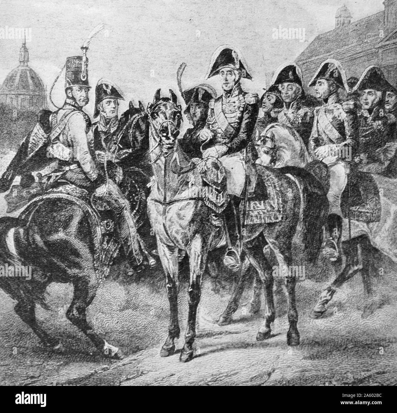 Porträt von König Charles X von Frankreich (1757-1836) auch bekannt als der Graf von Artois. Vom 19. Jahrhundert Stockfoto