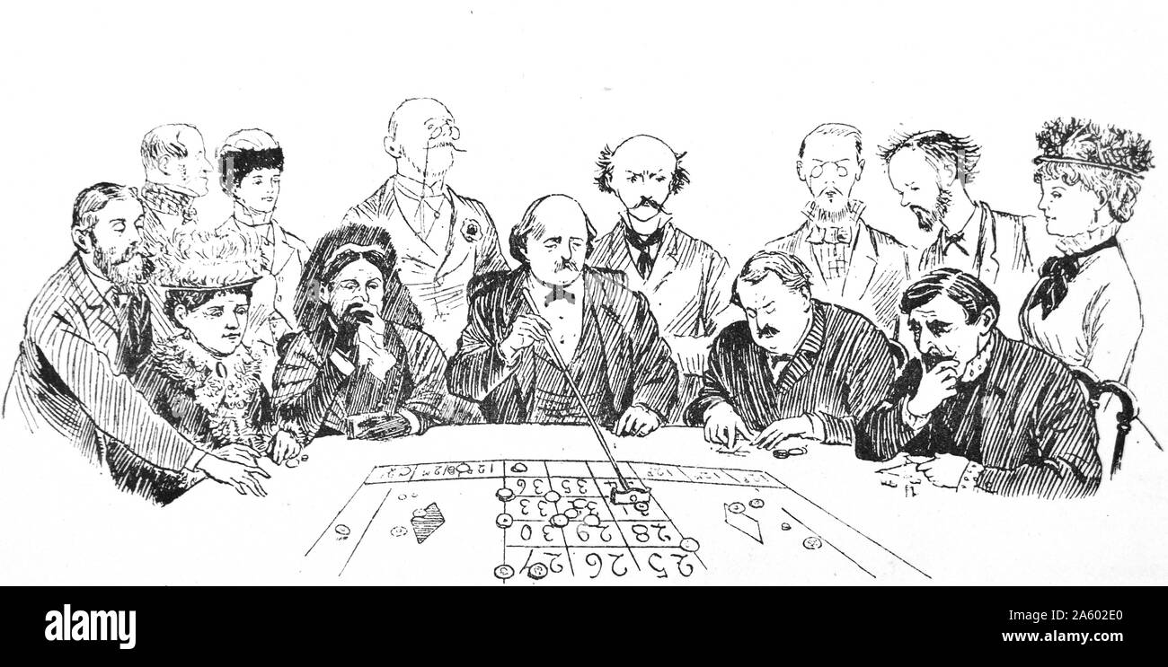 Grafik von Randolph Caldecott (1846-1886), ein britischer Künstler und Illustrator. Vom 19. Jahrhundert Stockfoto