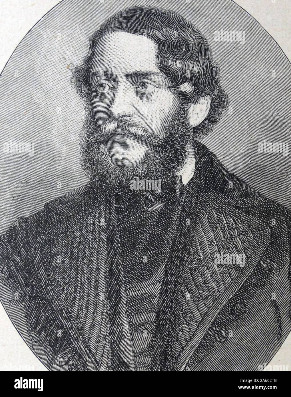 Lajos KOSSUTH - 1802-94 ungarische revolutionär Stockfoto