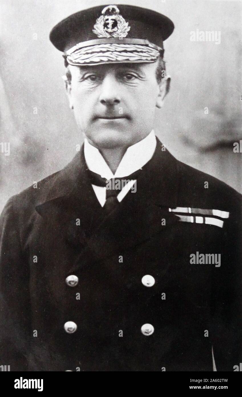 John Rushwarth Jelliaoe, 1st Earl Jetlicoe (1859-1935). Englische Marine-Kommandant 1916 Stockfoto