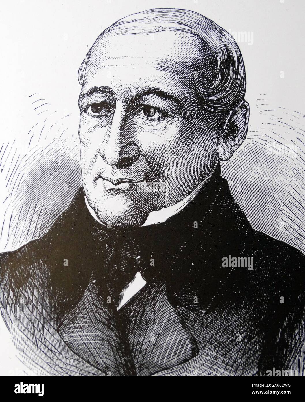 Johann Nikolaus von Dreyse 1787-1867 Erfinder des Nadel-Gewehr. Stockfoto