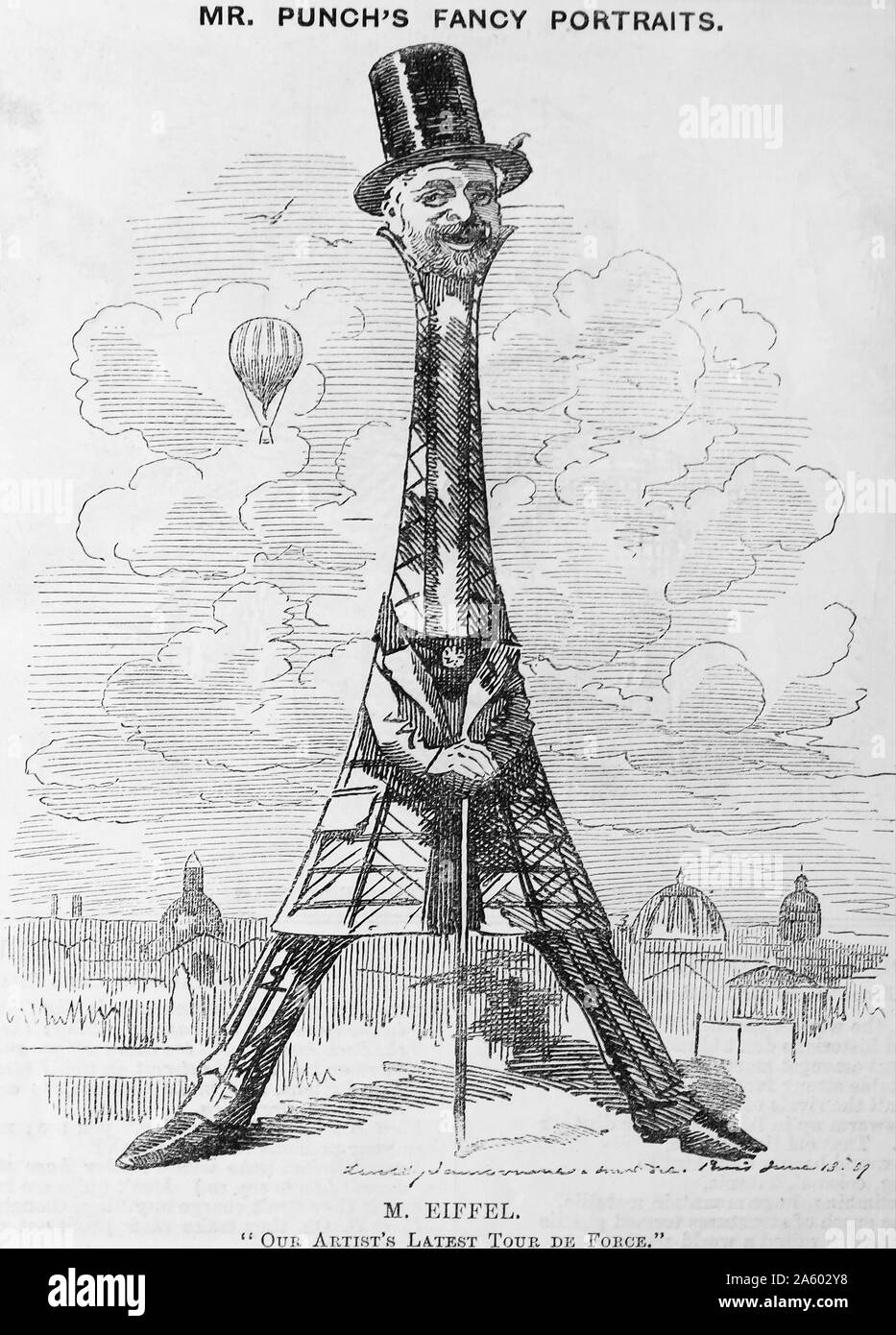 Gustave Eiffel (1832-1923) Stockfoto