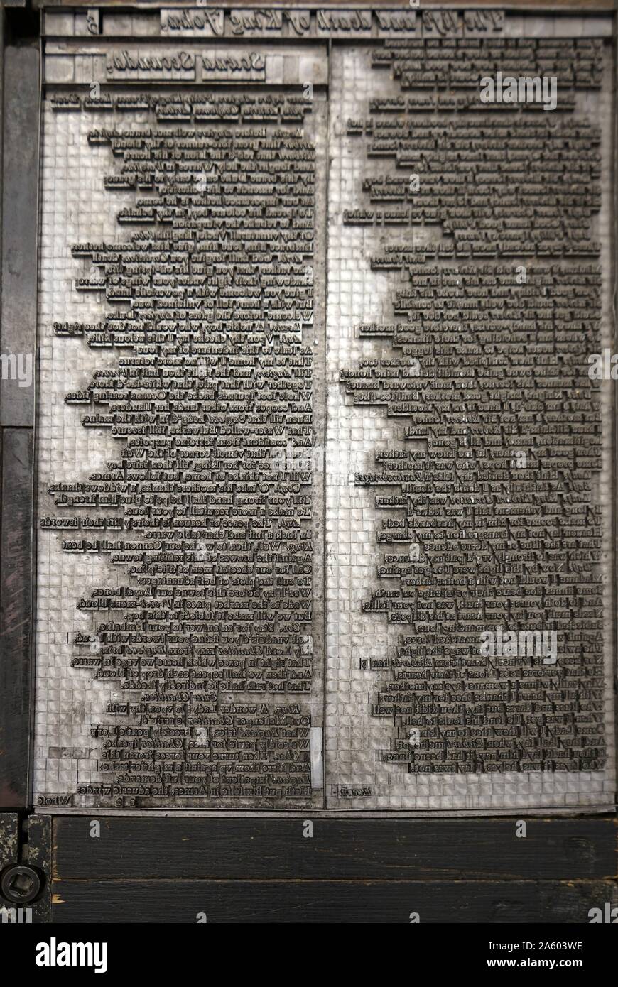 Buchstaben Drucken Stockfotos Und Bilder Kaufen Alamy