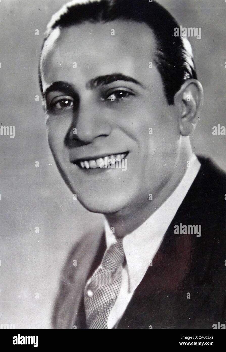 Tino Rossi (1907-1983), französischer Sänger und Schauspieler. Vom 20. Jahrhundert Stockfoto