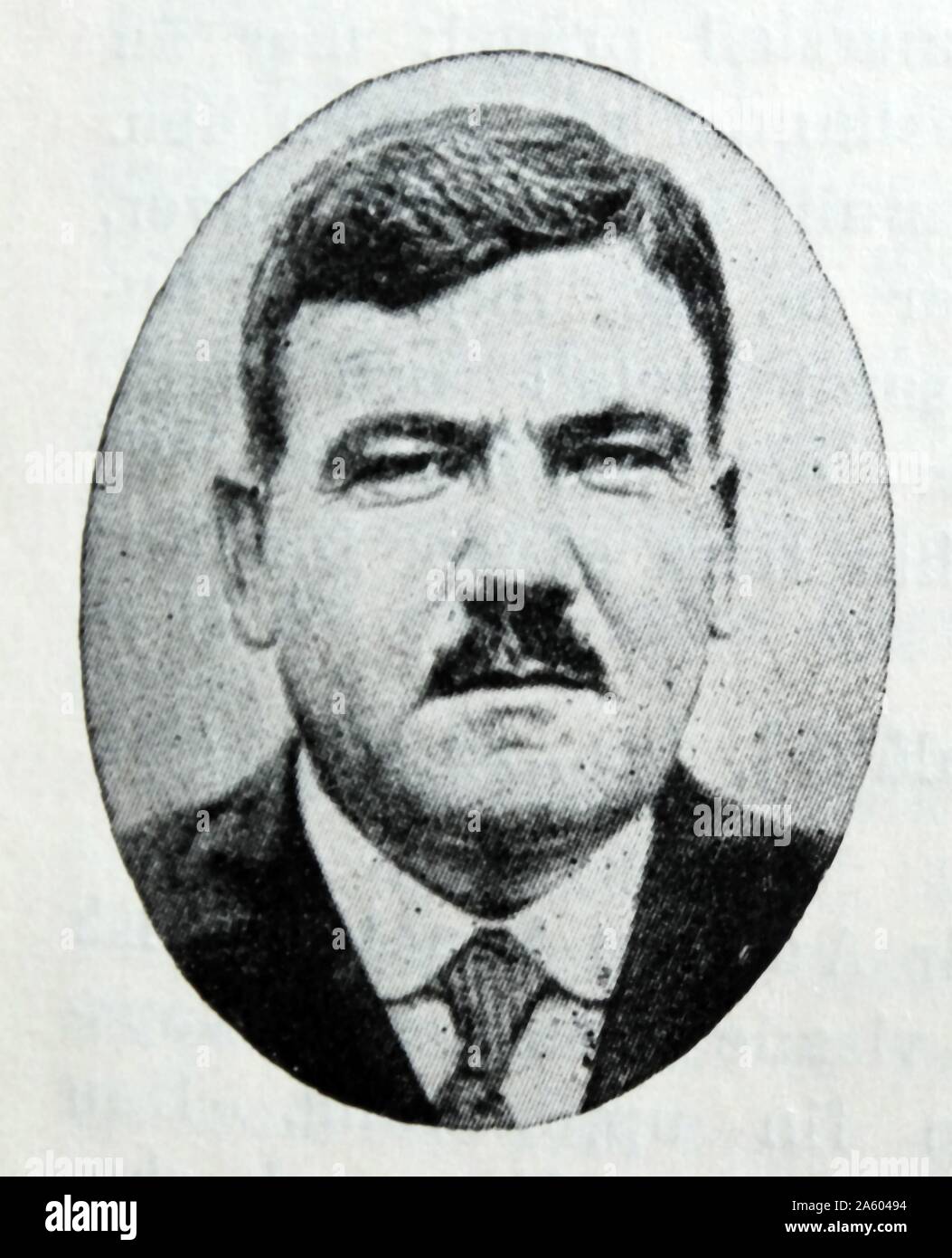 Porträt von Plutarco Elías Calles (1877-1945), ein mexikanischer General und Politiker. Vom 20. Jahrhundert Stockfoto