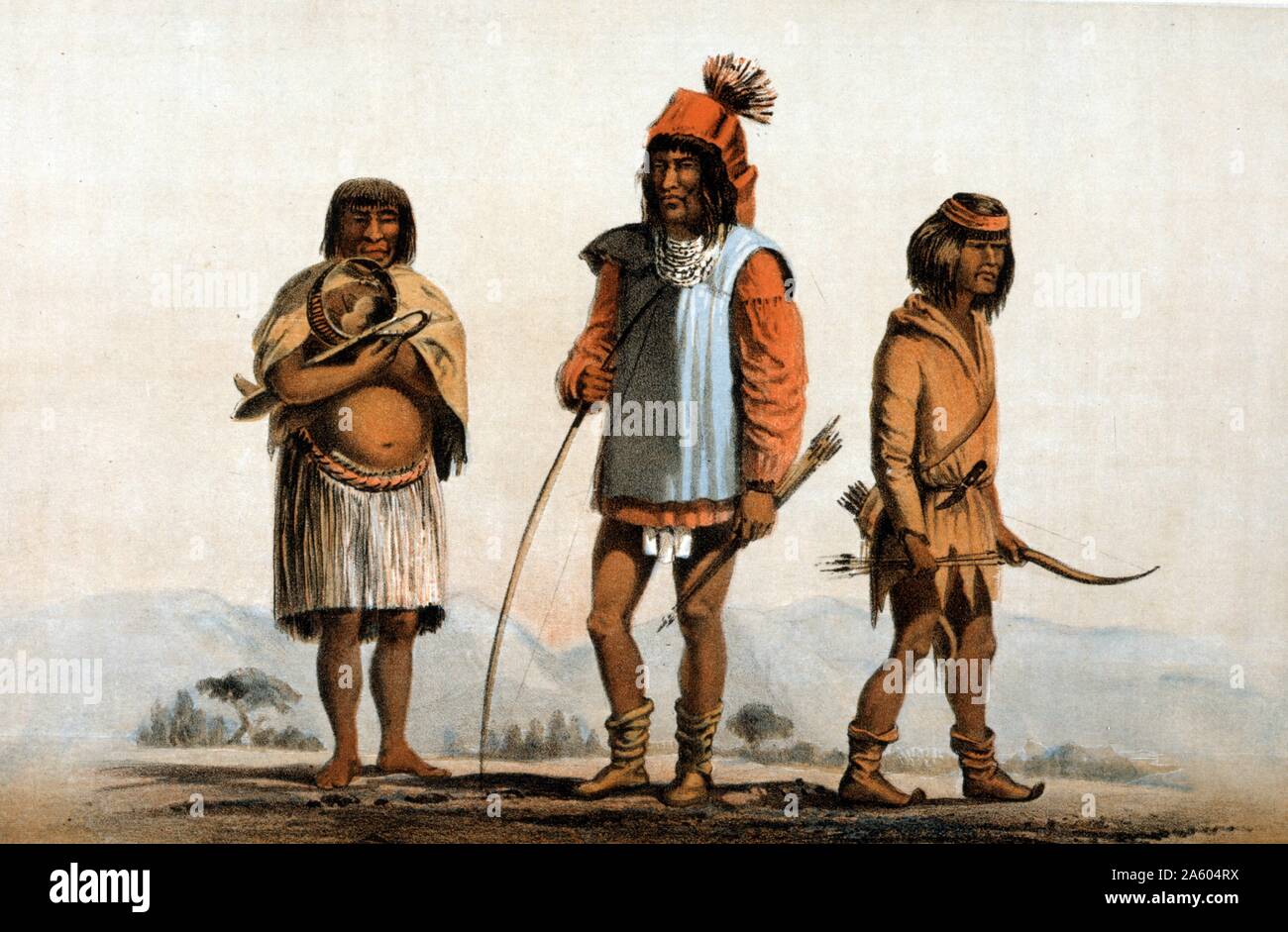 Chemehuevi Indianer der Colorado River region Stockfoto