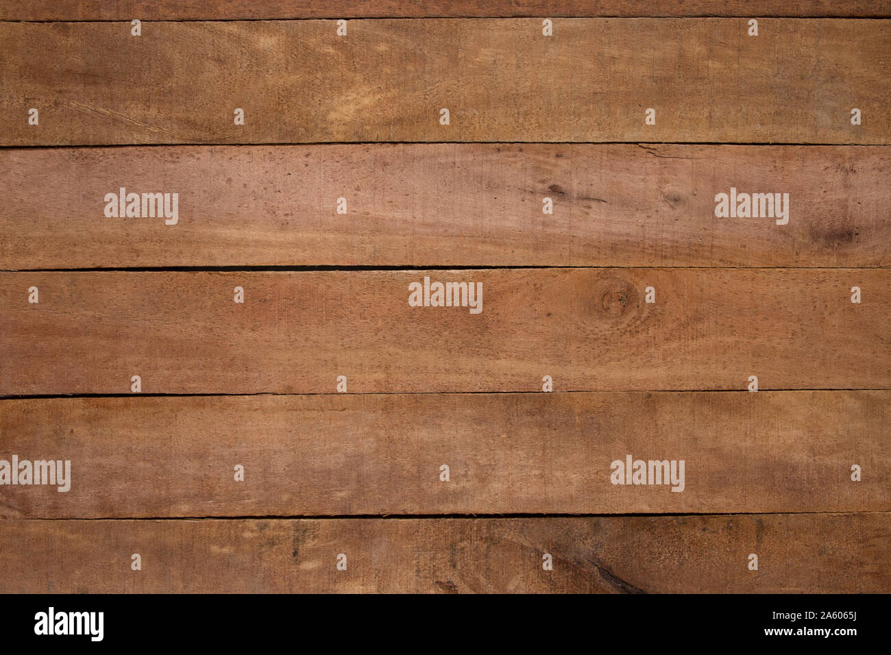 Einfache Holz- Textur Hintergrund aus mehreren Längen der rauhen finishde Schnittholz - Hintergründe und Texturen Design Element. Stockfoto