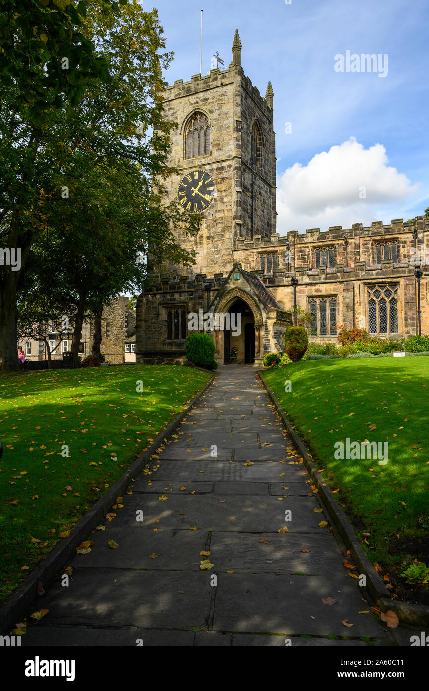 Kirche der Heiligen Dreifaltigkeit, Skipton, North Yorkshire. Stockfoto