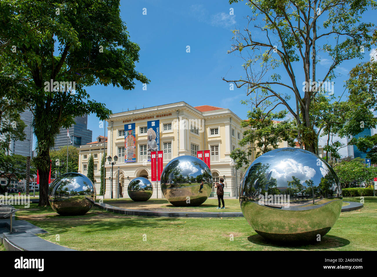 Das Asian Civilisations Museum (ACM), Kaiserin, Civic District, Insel Singapur, Singapur, Südostasien, Asien Stockfoto