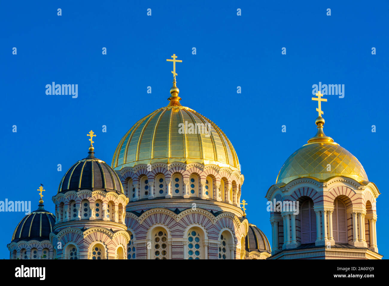 Orthodoxe Kathedrale, Riga, Lettland, Europa Stockfoto