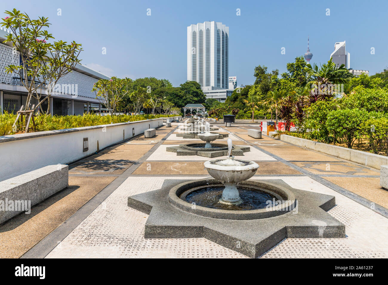 Die Nationale Moschee von Malaysia in Kuala Lumpur, Malaysia, Südostasien, Asien Stockfoto