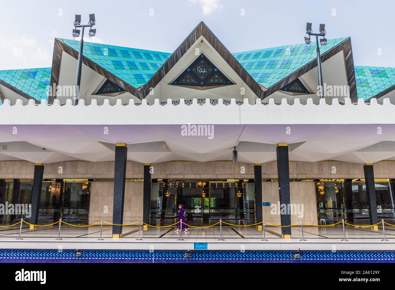 Die Nationale Moschee von Malaysia in Kuala Lumpur, Malaysia, Südostasien, Asien Stockfoto