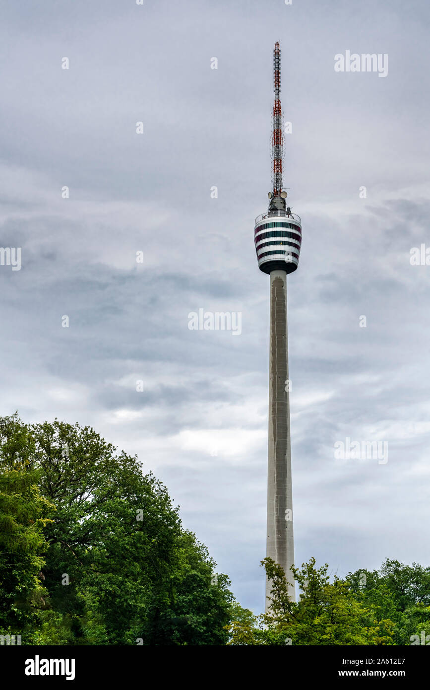 Fernsehturm Stuttgart, Stuttgart, Deutschland Stockfoto