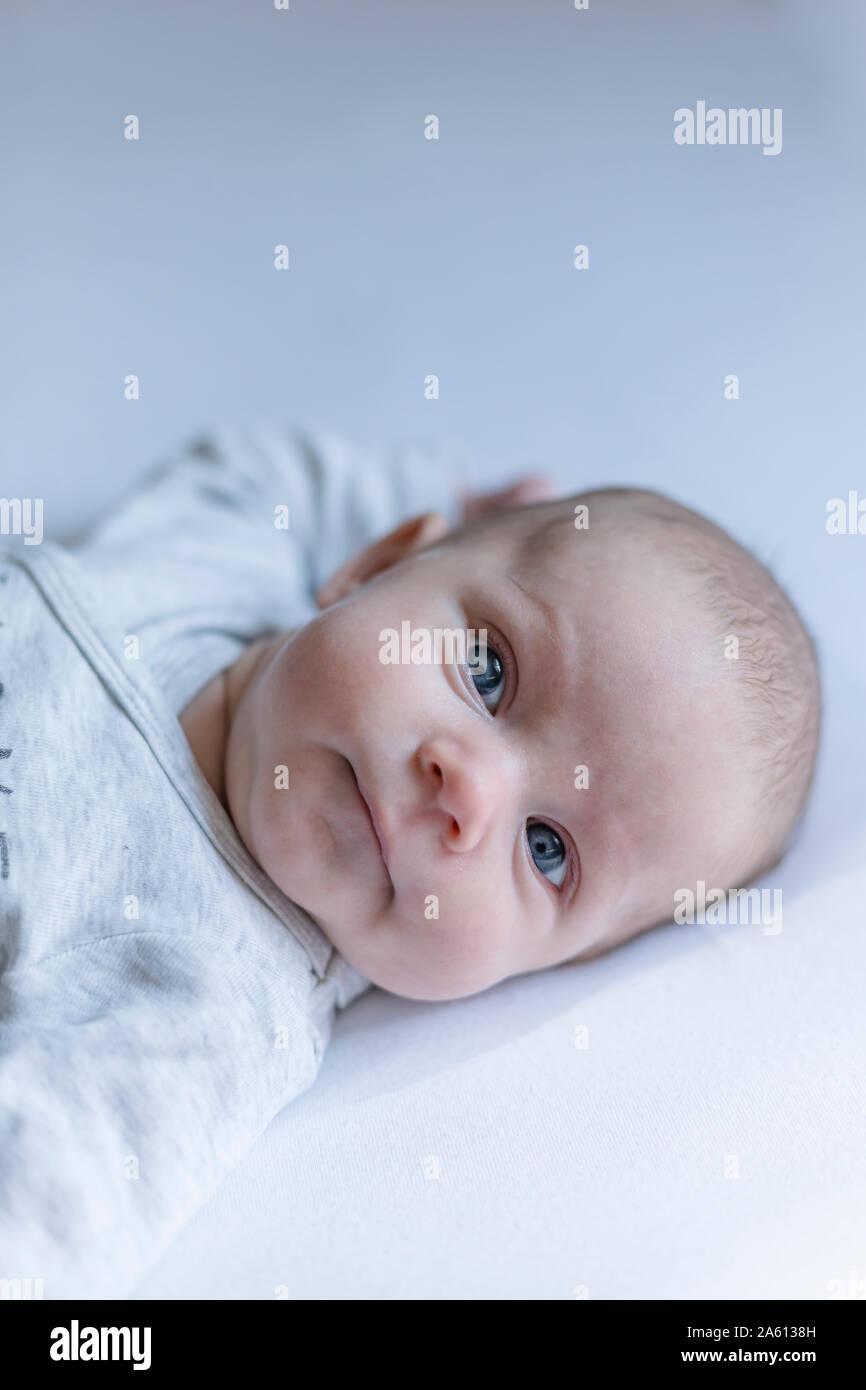 Portrait eines Babyjungen Stockfoto