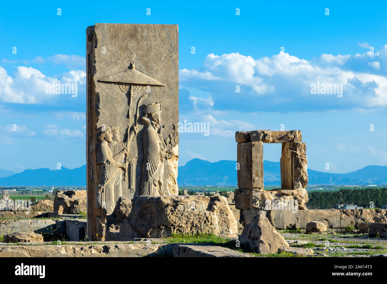 Ruinen des Hadish Palace, Persepolis, UNESCO-Weltkulturerbe, Provinz Fars, Islamische Republik Iran, Naher Osten Stockfoto