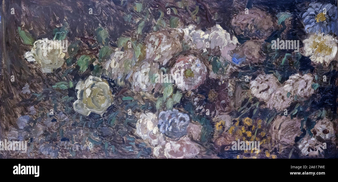 Claude Monet, Blumen, Stilleben Malerei, 1860-1912 Stockfoto