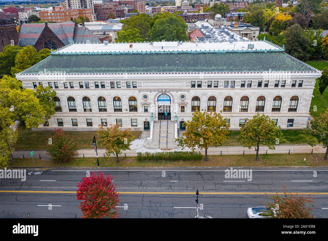 Springfield Central Library, Springfield, Massachusetts, USA Stockfoto