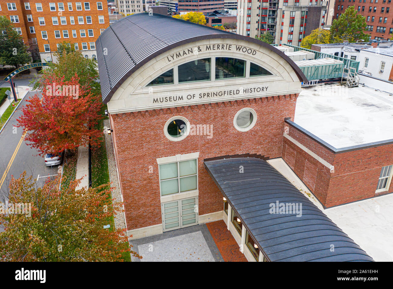 Lyman und Merrie Holz Museum der Springfield Geschichte, Springfield, Massachusetts, USA Stockfoto