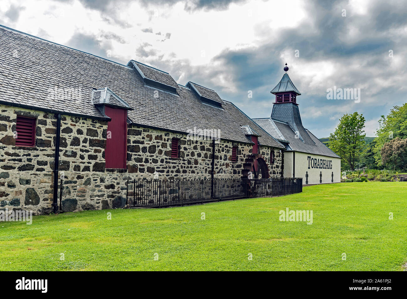 Die Torabhaig Distillery auf der Isle of Skye - Ansichten Stockfoto