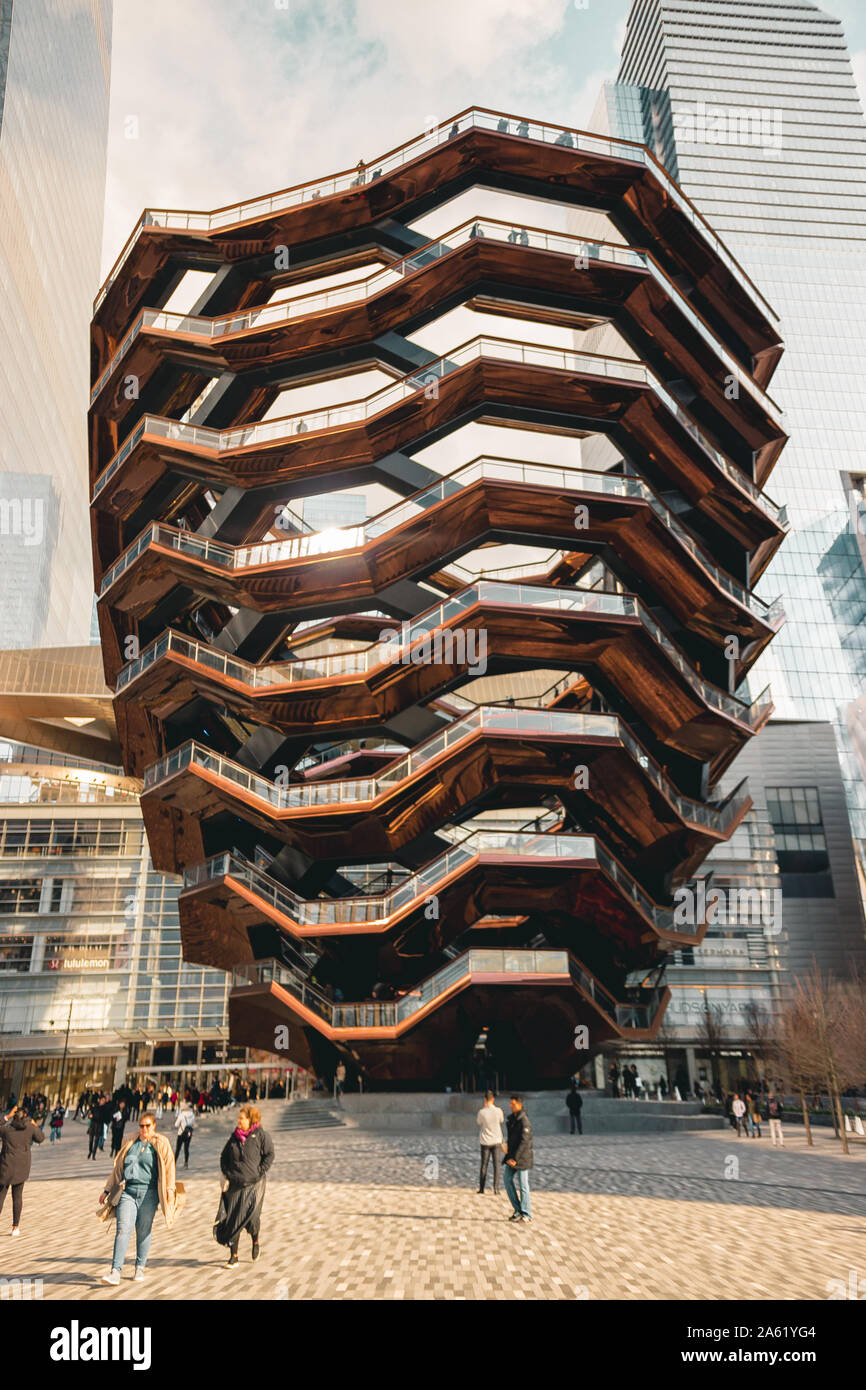 Das Schiff, Hudson Yards. Stockfoto