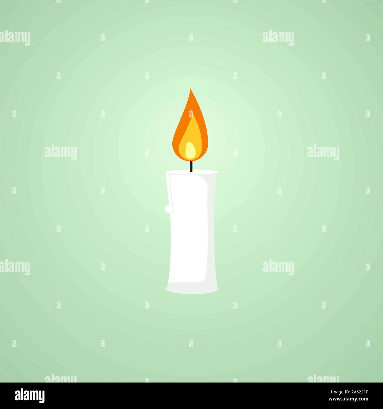Kerzenlicht Vorlage vektor design Stockfoto