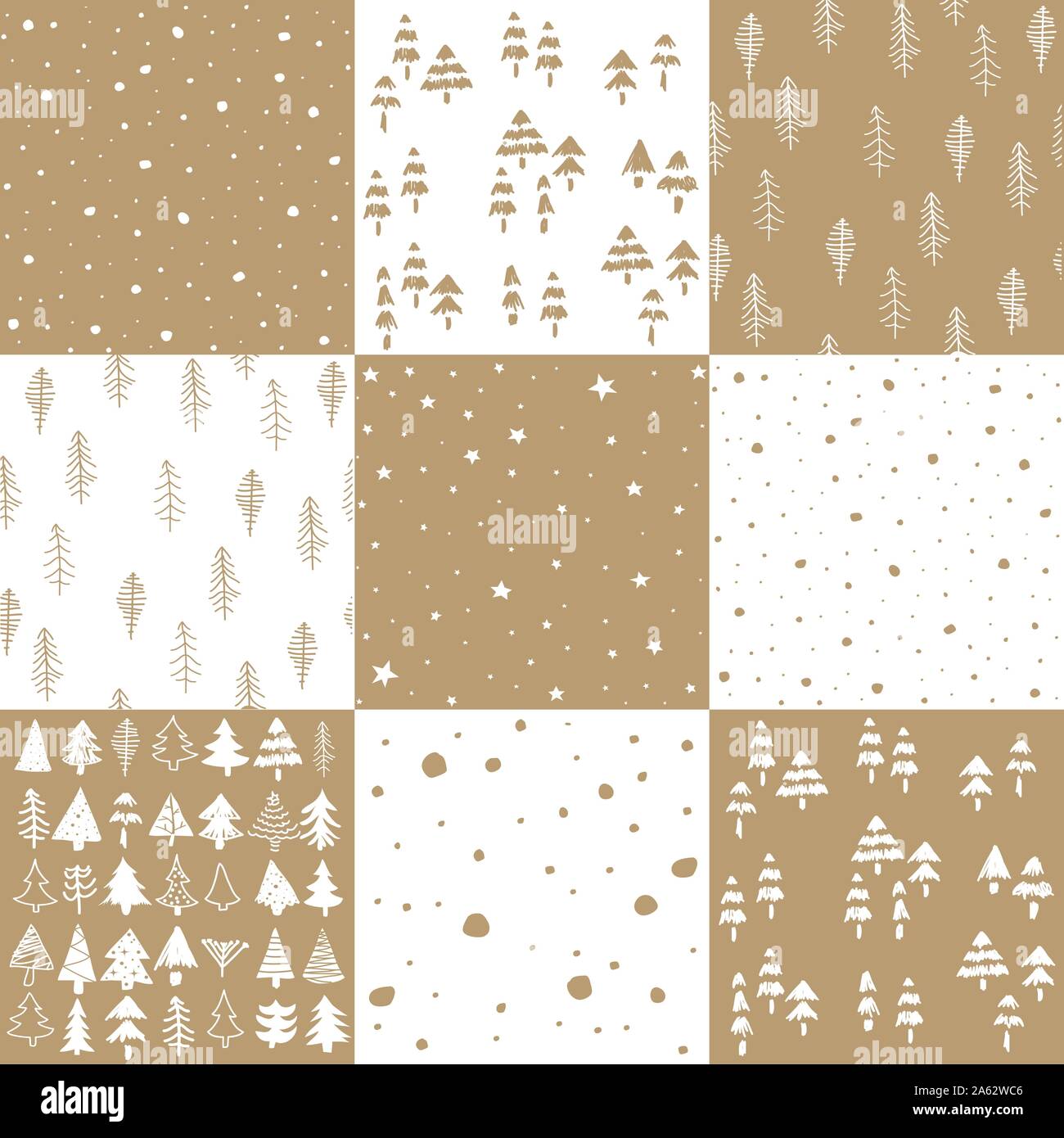 Weihnachten pattern und Vector Illustration Stock Vektor