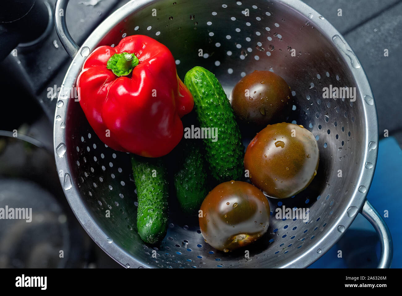 Paprika Im Wasser Stockfotos und -bilder Kaufen - Alamy