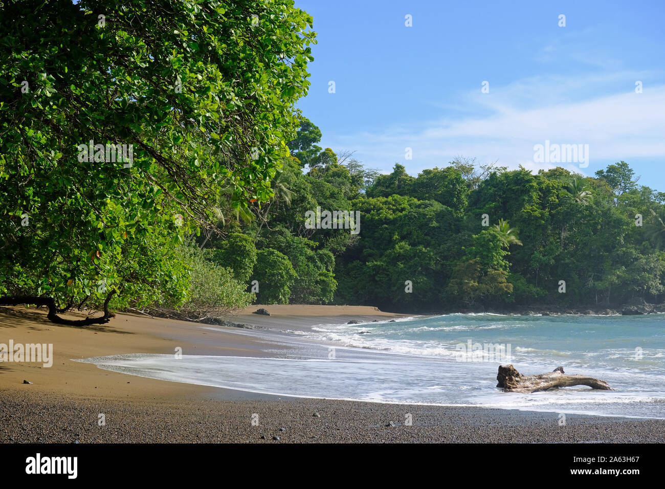 Herrliche Küsten - Natur pur, Costa Rica Drake Bay Stockfoto