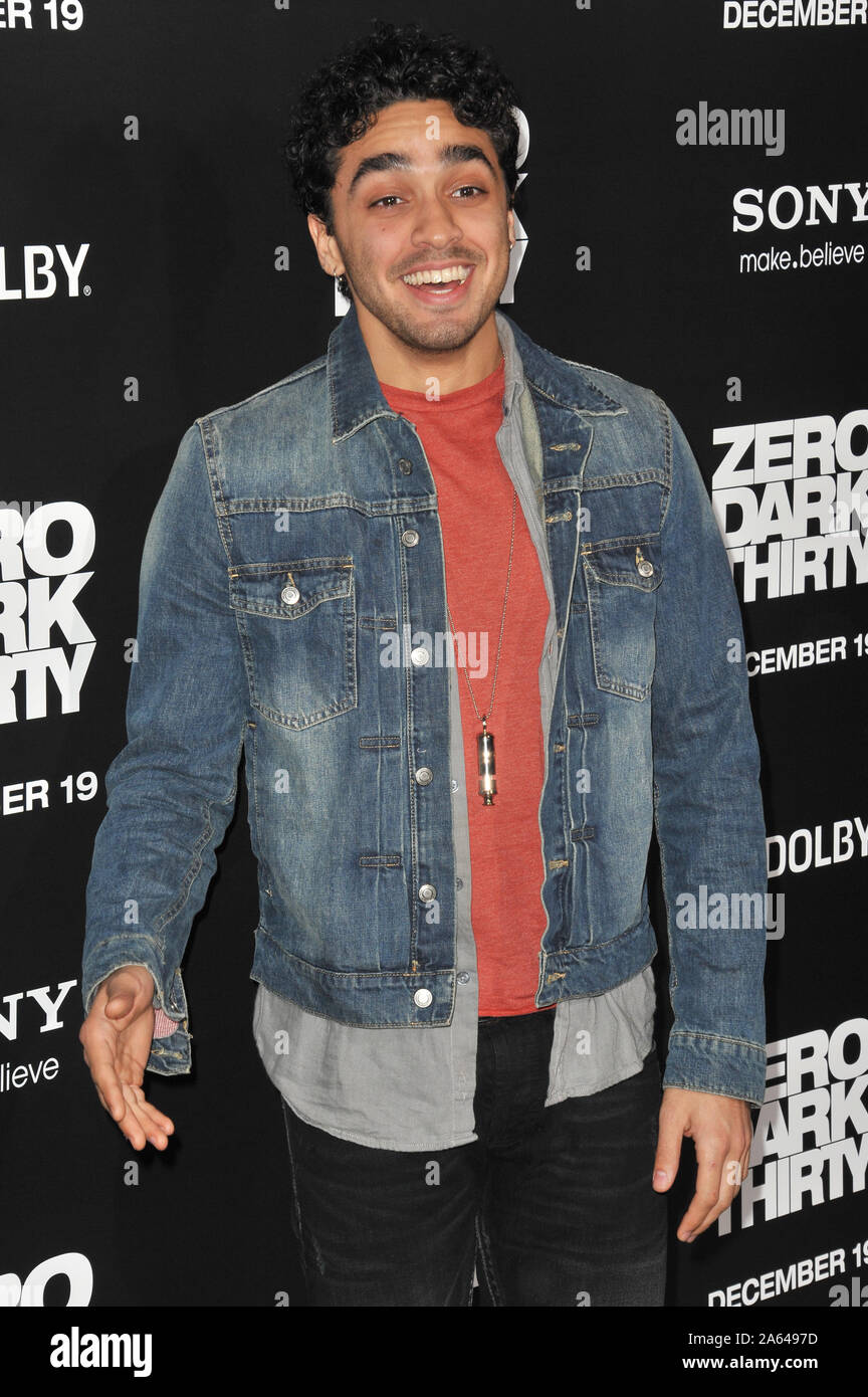 LOS ANGELES, Ca. Dezember 10, 2012: EJ Bonilla bei der Premiere von 'Zero Dark 30" an der Dolby Theater, Hollywood. © 2012 Paul Smith/Featureflash Stockfoto