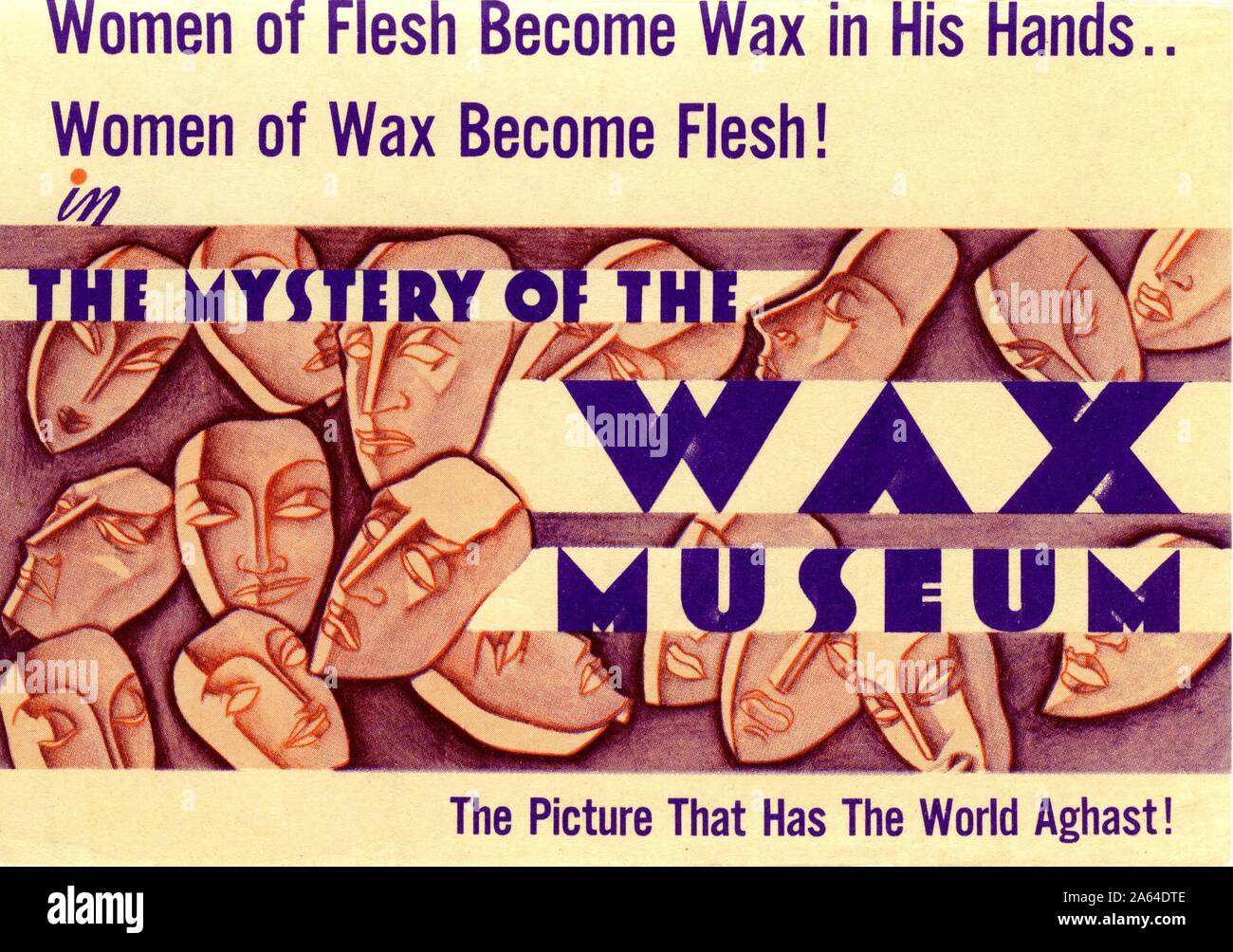 LIONEL ATWILL als Ivan Igor im Geheimnis der Wax Museum Direktor 1933 MICHAEL CURTIZ zwei Strip Technicolor Warner Bros. Stockfoto