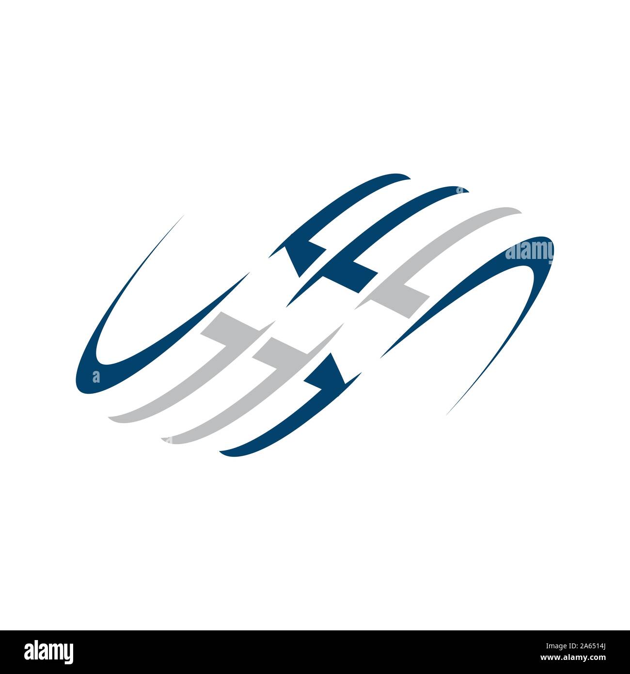 Kreative moderne Wasser Welle Logo Design vector Symbol und das Symbol Abbildung Stock Vektor