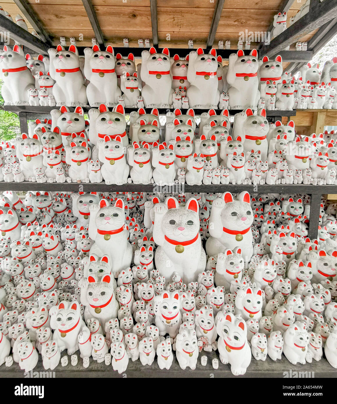 GOTOKU-ji-Tempel: Tokio' S 'LUCKY CAT' Tempel Stockfoto