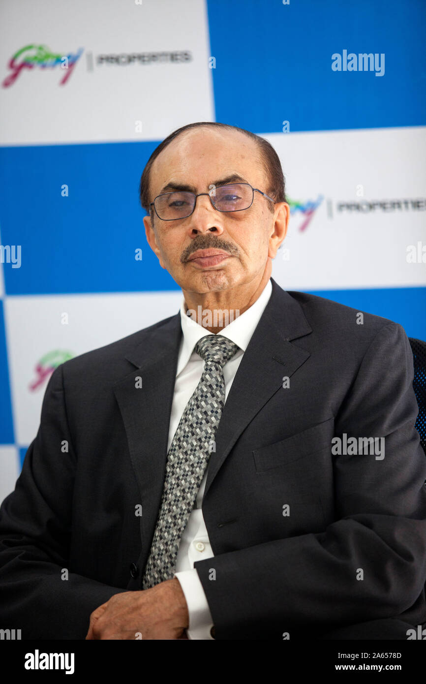 Adi Godrej, Vorsitzender, Godrej Gruppe Mumbai, Maharashtra, Indien, Asien Stockfoto