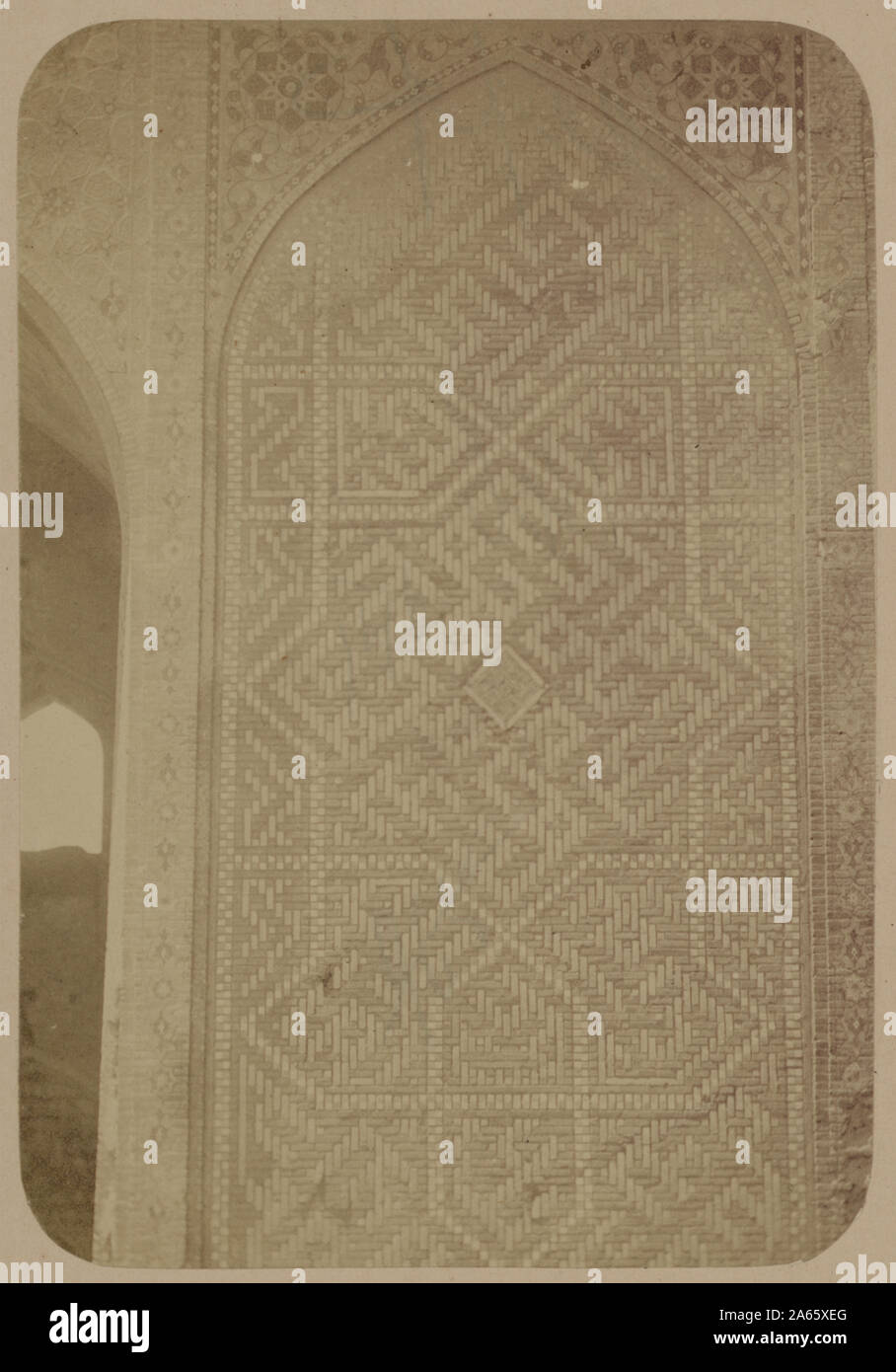 Antiquitäten von Samarkand Madrasah von Bibi Khanym Moschee Gemeinde Stockfoto