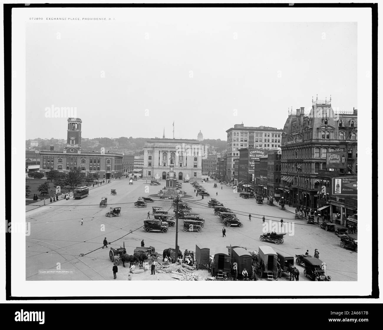 Über diesen Artikel Titel Exchange Place, Providence, R.I. Beitrag Namen Detroit Publishing Co., copyright Ansprecher Detroit Publishing Co., Herausgeber erstellt/veröffentlicht [zwischen 1900 und 1920] Subject Headings - Plätze. - Vereinigte Staaten - Rhode-island-- Vorsehung. - Rhode Island - Vorsehung Format Überschriften trockenen Platte negative. Notizen - McC735 auf Negativ. - Detroit Publishing Co. 072890. - Geschenk; State Historical Society von Colorado, 1949. Medium 1 Negativ: Glas; 8 x 10 in. Rufnummer/physischen Position LC-D 4-72890 [P & Stockfoto