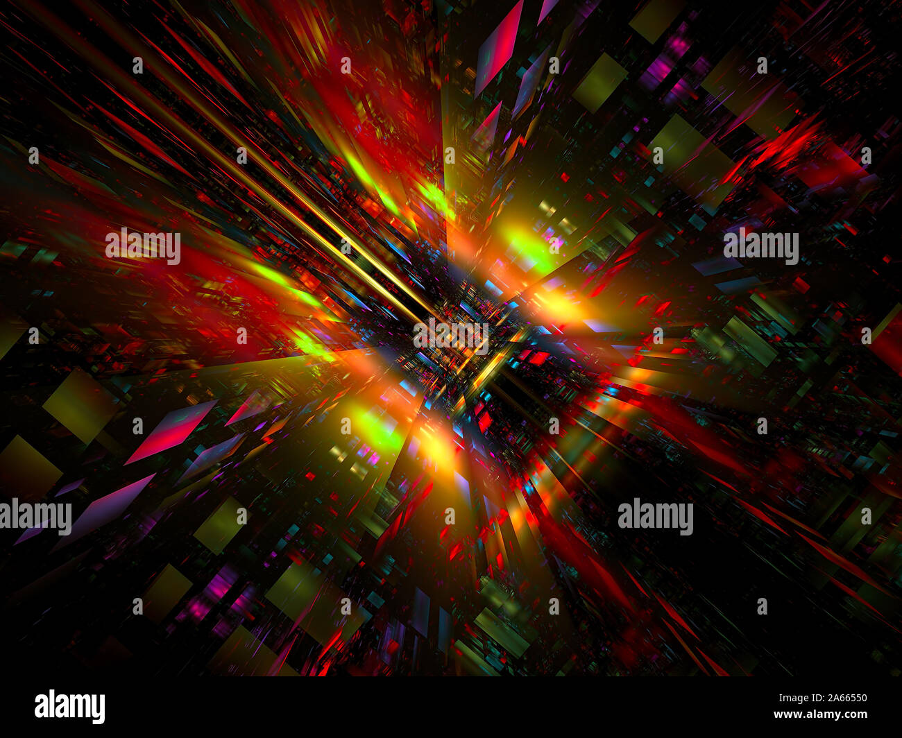 Abstrakte dark Tech style Hintergrund - digital erzeugten 3 Abbildung d Stockfoto